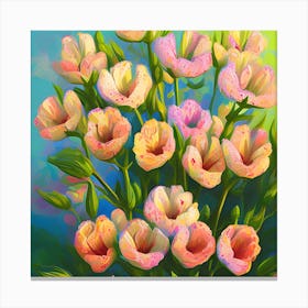 Alstroemeria Flowers 39 Canvas Print
