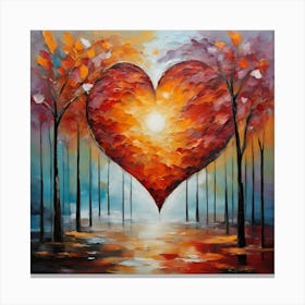 Love Overflow Canvas Print