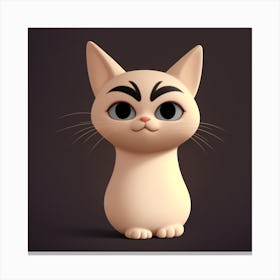 Cute Cat 2 Canvas Print