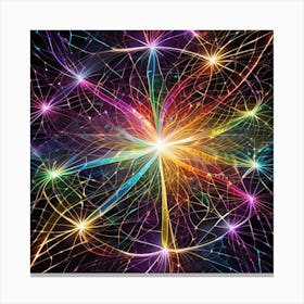 Psychedelic Fractal Canvas Print