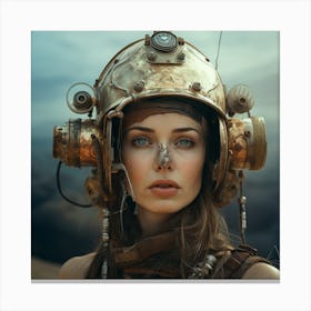 Richardvachtenberg 8000 Years Woman Facewith A Cosmonaut Helmet 85e4c3c0 925d 41ca A1d4 5048ab7623b0 Canvas Print