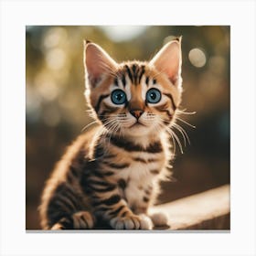 Bengal Kitten 5 Canvas Print