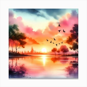 Sunset 1 Canvas Print