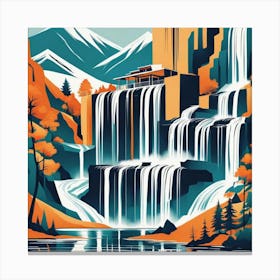 Waterfall 9 Canvas Print
