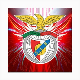 S.L. Benfica Logo Wall Art 4 Canvas Print