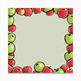 Apple Frame 1 Canvas Print