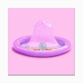 Condom Pool Canvas Print