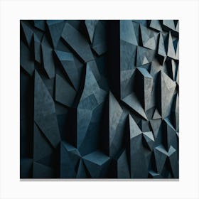 Abstract Geometric Wall 3 Canvas Print