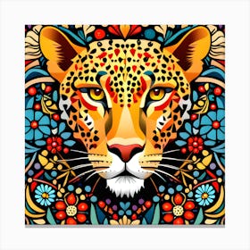 Leopard Head 1 Canvas Print
