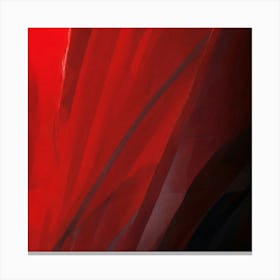 Fumée Rouge Et Noire (1) Canvas Print