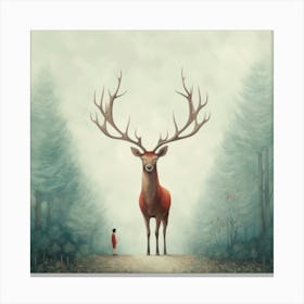 Little Deer Canvas Print