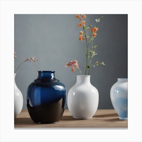 BB Borsa Vases On A Table Canvas Print