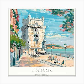 Lisbon Tower Canvas Print