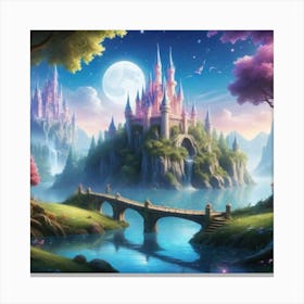 Fairytale Castle 1 Canvas Print