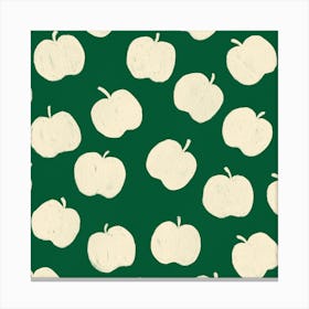 The Apples  Square Canvas Print