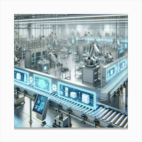 Factory Automation Canvas Print