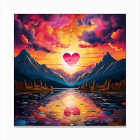 Loves Mountain Canvas Print