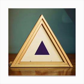 Triangle - Triangle Stock Videos & Royalty-Free Footage Canvas Print