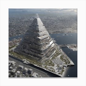 Pyramid Of Sydney Canvas Print