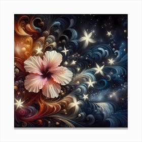 Abstract Flower Canvas Print