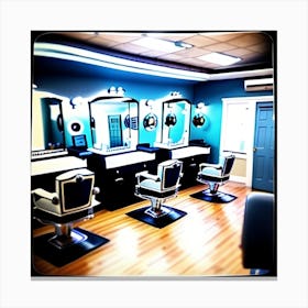 Barber Shop 1 Canvas Print