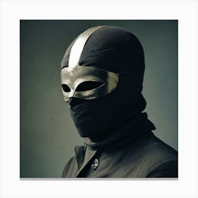 رmasked Man (3) Canvas Print