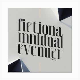 Fictitia Marginal Event Canvas Print