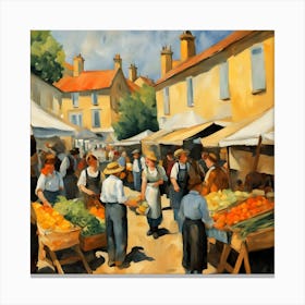 Farmer's Market 1 Canvas Print