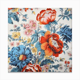 Floral Print Canvas Print