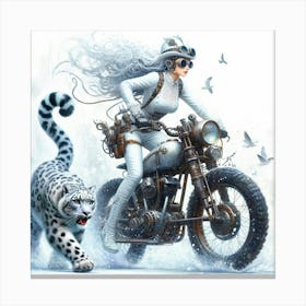 Steampunk Girl 18 Canvas Print