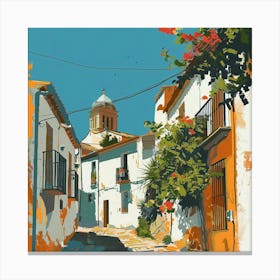 Street In Spain 2 Canvas Print