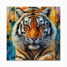 Tiger Painting Canvas Print