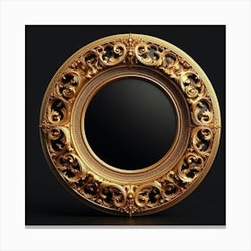 Gold Ornate Frame Canvas Print