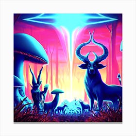 Ageless Among The Forest Canvas Print