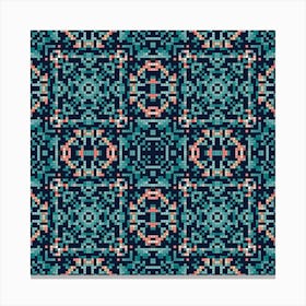 Pixel Pattern 11 Canvas Print