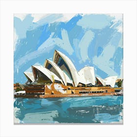 A Sydney Opera House In Sydney Expressive Stroke 1719930901 4 Canvas Print