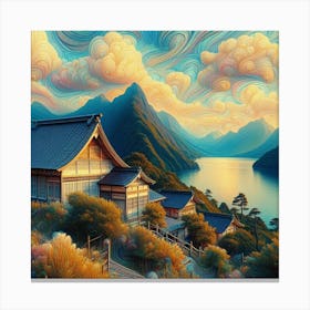 Azure Lake Canvas Print