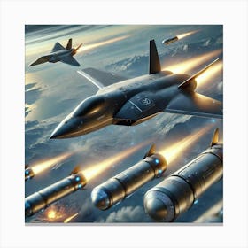 Vx S1 Shadow Viper Guided Munitions Converted Canvas Print