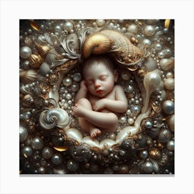 Pearl Baby Canvas Print