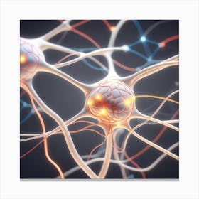 Neuron Stock Videos & Royalty-Free Footage 6 Canvas Print