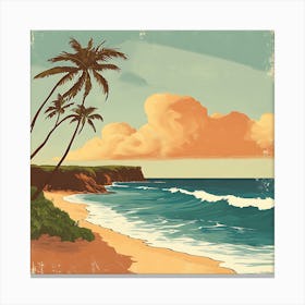 Hawaiian Beach Canvas Print