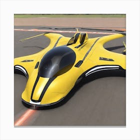 Futuristic Flying Car 2 Canvas Print