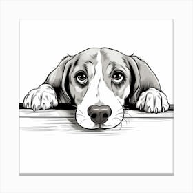 Beagle Dog Canvas Print