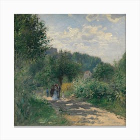 A Road In Louveciennes (Ca Canvas Print