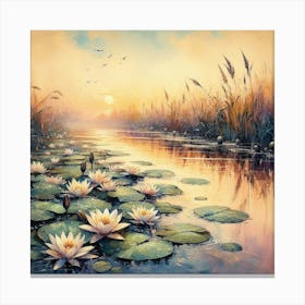 Water Lilies Canvas Print