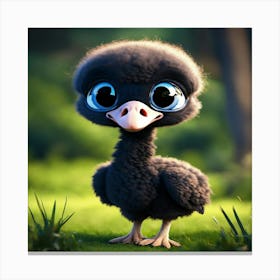 Ostrich Canvas Print