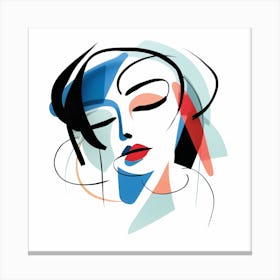 Portrait Of A Woman Canvas Print