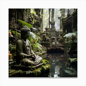 Buddha Series01 Csaba Fikker For Ai Art Depot 13 Canvas Print