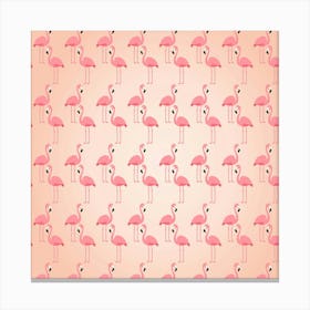 Pink Flamingos Canvas Print