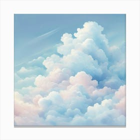 Sky With Clouds Canvas Print